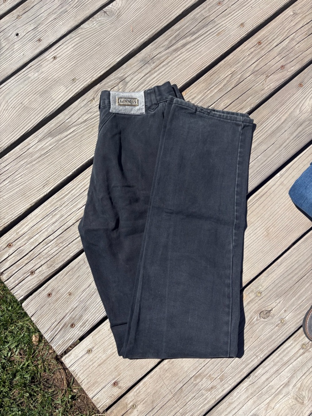 Vintage Lawman Black Work Pants
